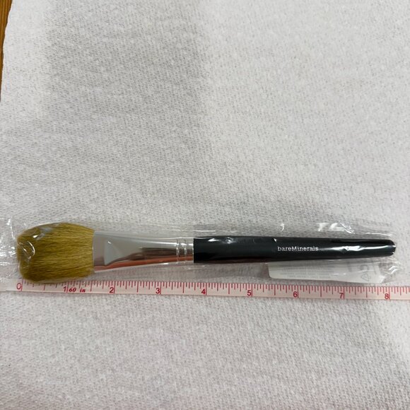 bareMinerals Long Handle Face Brush Loose Makeup Cosmetics #54296 Black Handle - Picture 4 of 5